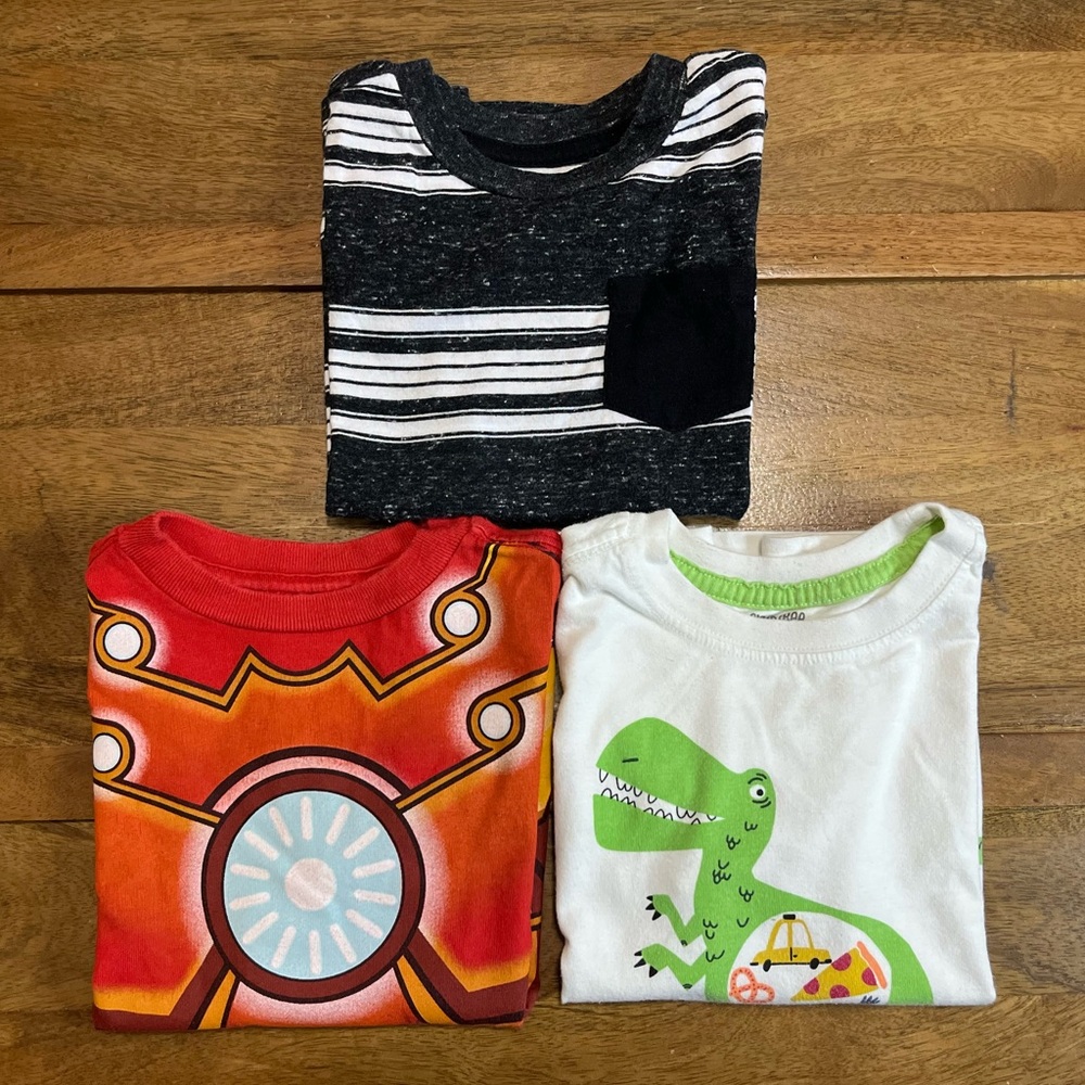 Marvel Red and Orange Graphic Tee